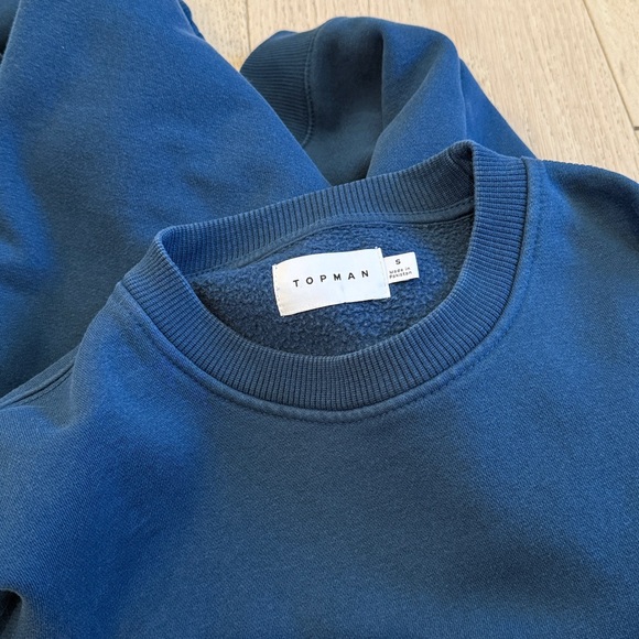 Topman Oversized Crew Neck Sweatshirt in Size Small - Picture 5 of 10